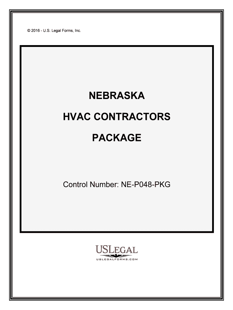 Control Number NE P048 PKG  Form