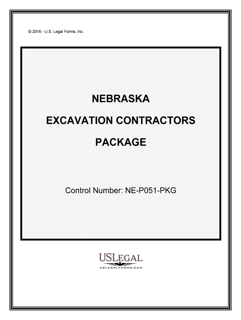 Control Number NE P051 PKG  Form