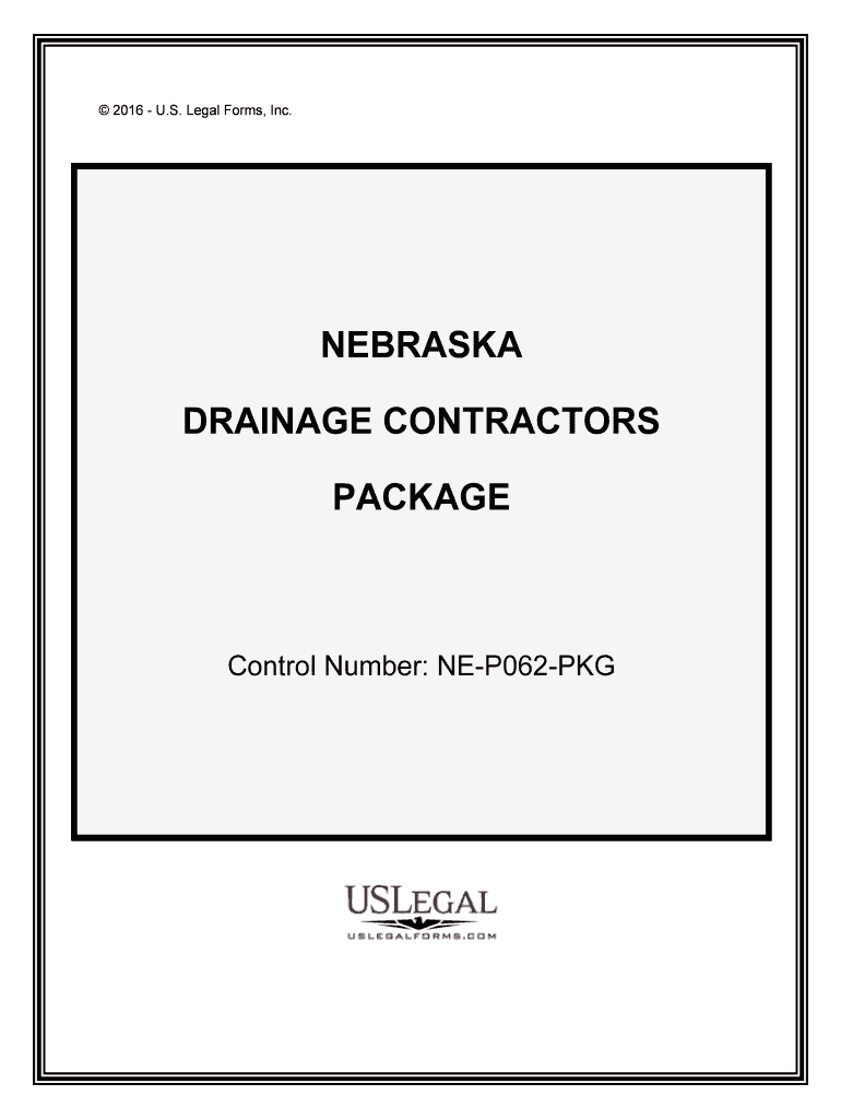 Control Number NE P062 PKG  Form