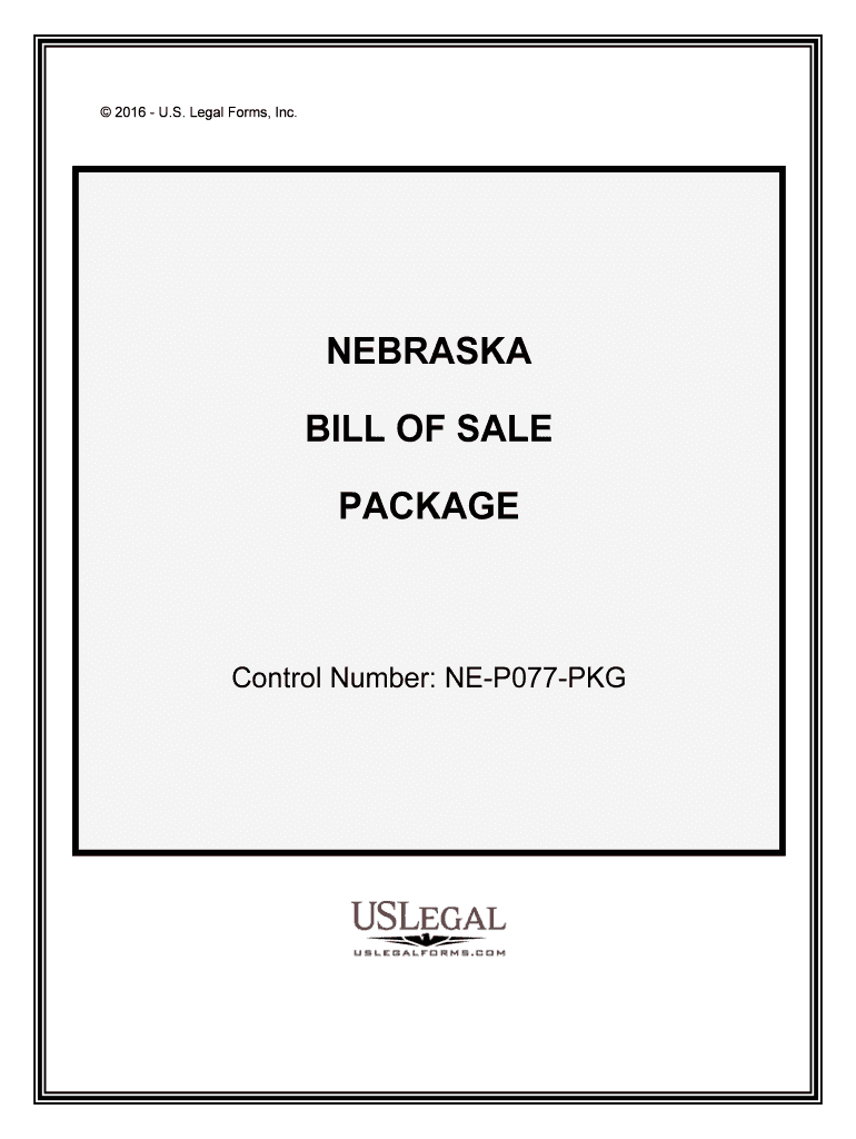 Control Number NE P077 PKG  Form