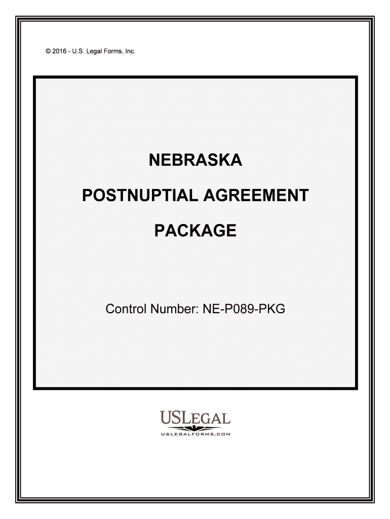 Control Number NE P089 PKG  Form