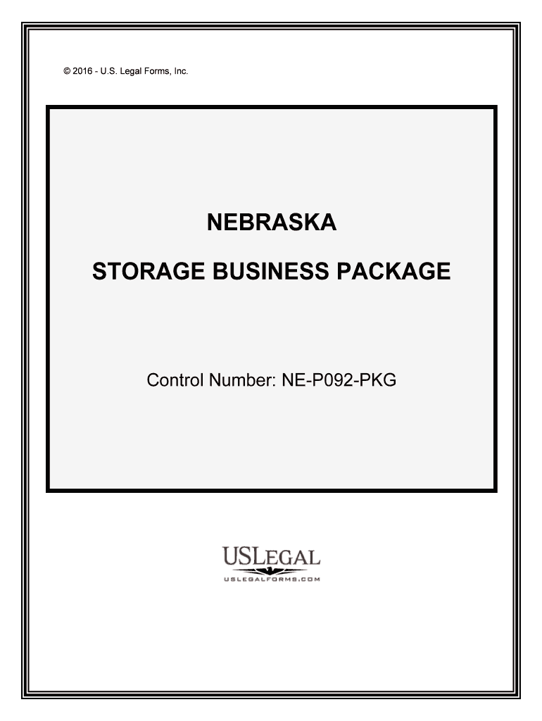 Control Number NE P092 PKG  Form