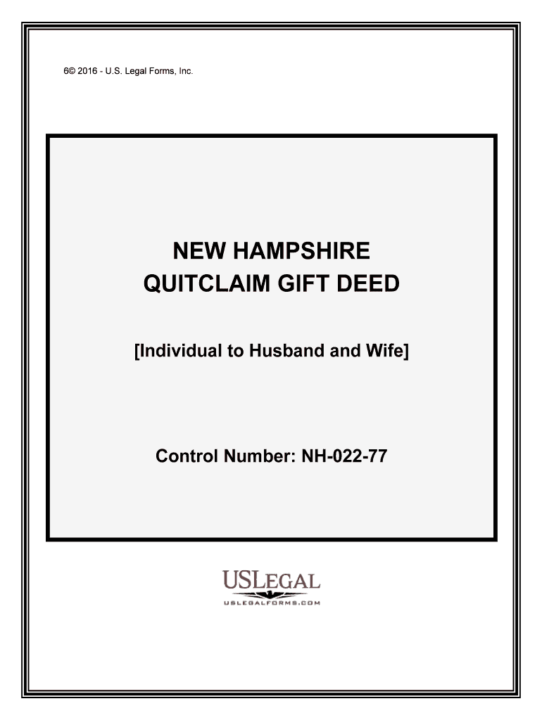 QUITCLAIM GIFT DEED  Form