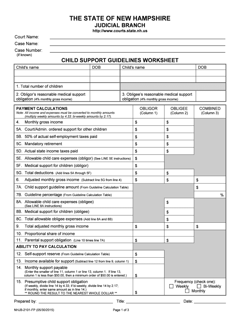 Obligation 4% Monthly Gross Income  Form