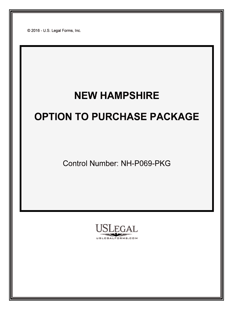 Control Number NH P069 PKG  Form