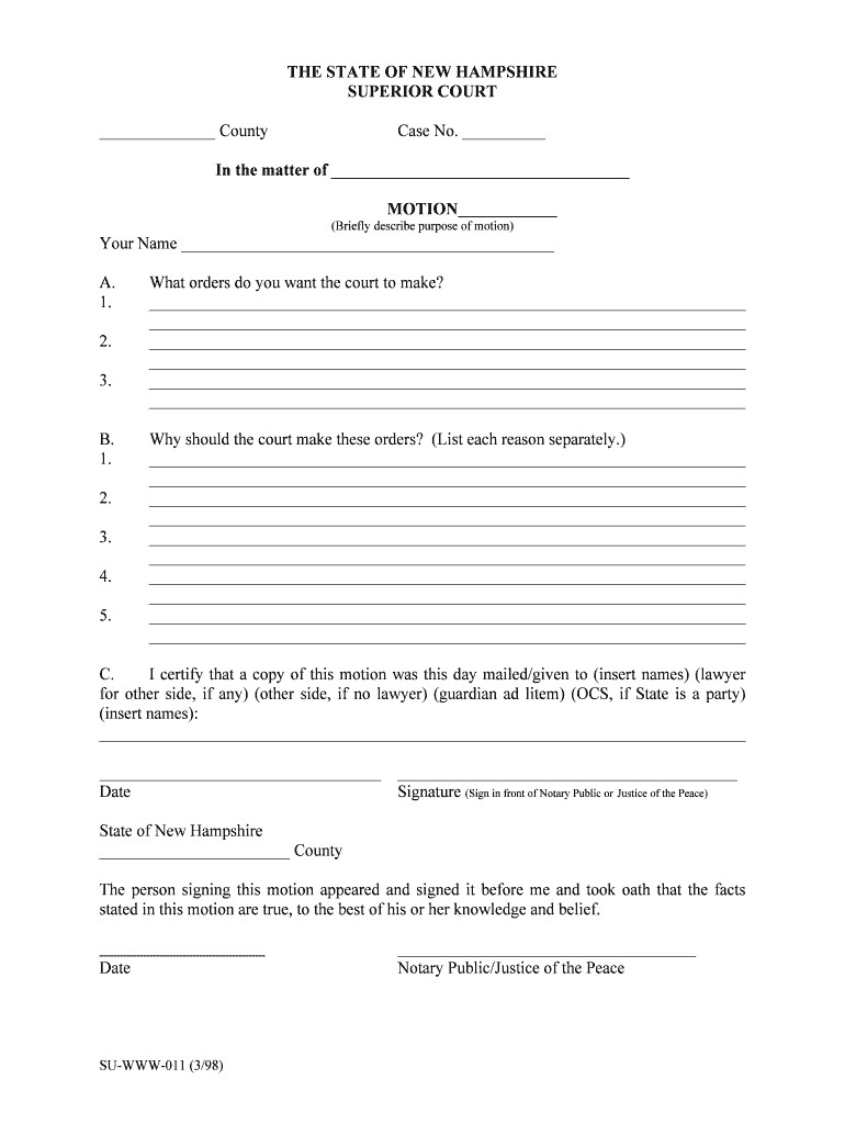 the State of New Hampshire V Michael Carpenter Findlaw  Form