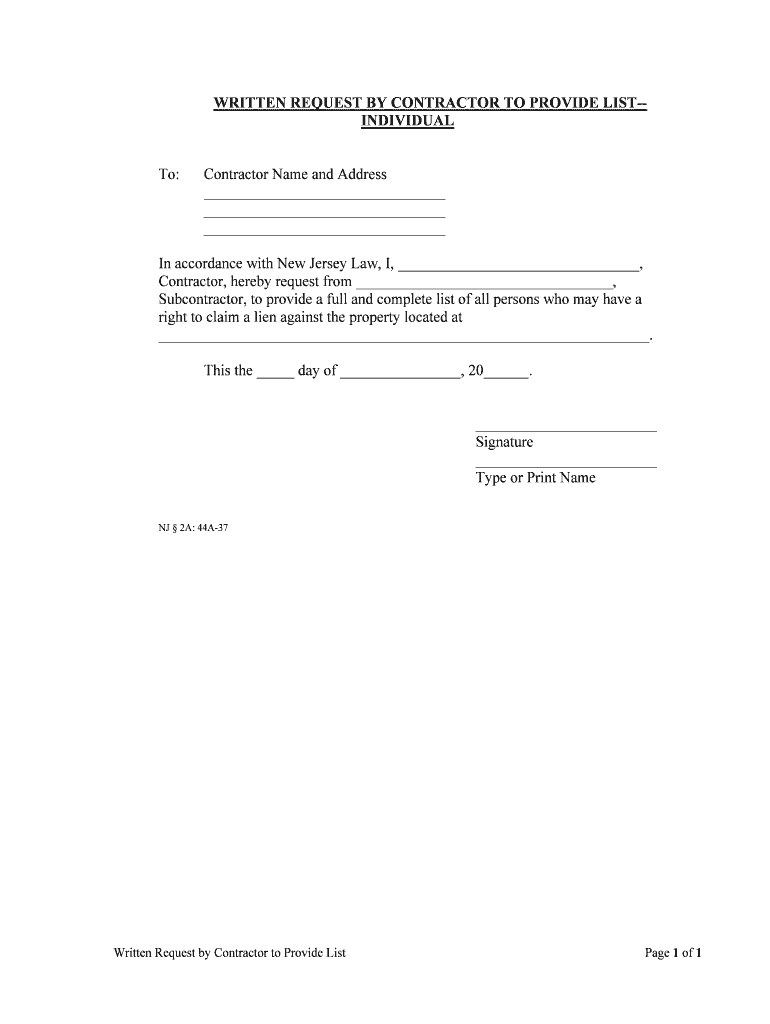 STATE of NEW JERSEY AGENCY REQUEST for PROPOSAL  Form