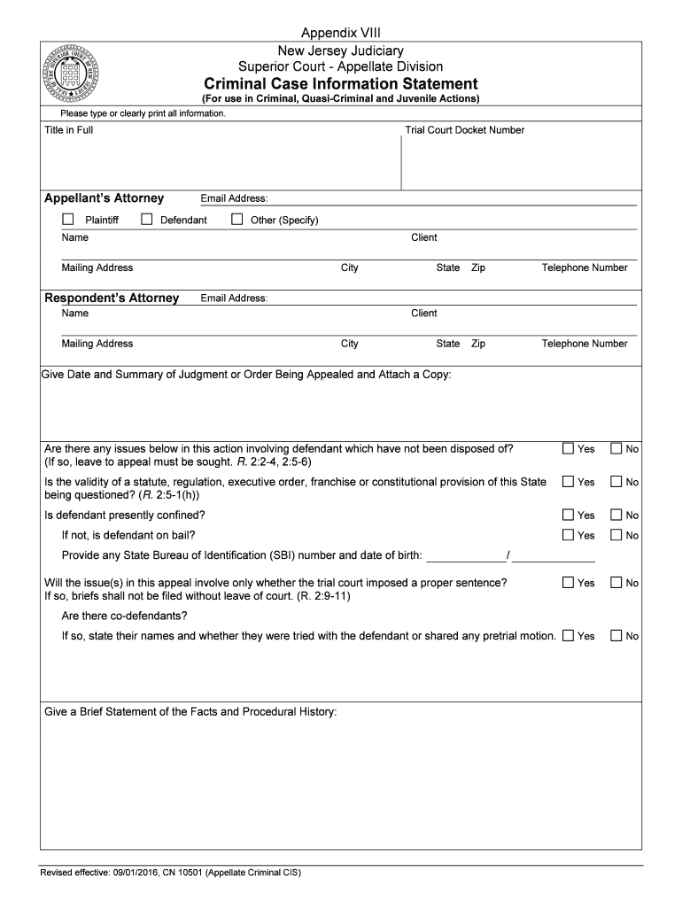 Respondents Attorney  Form