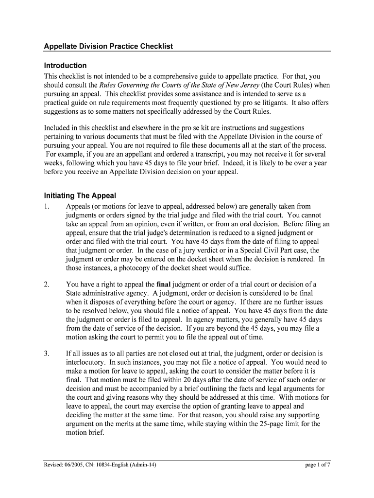 Ninth Circuit Appellate Guide Ninth Circuit Court of Appeals  Form