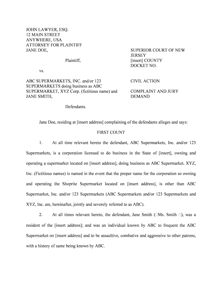 Unapproved Opinions Week of Aug 10New Jersey Law Journal  Form