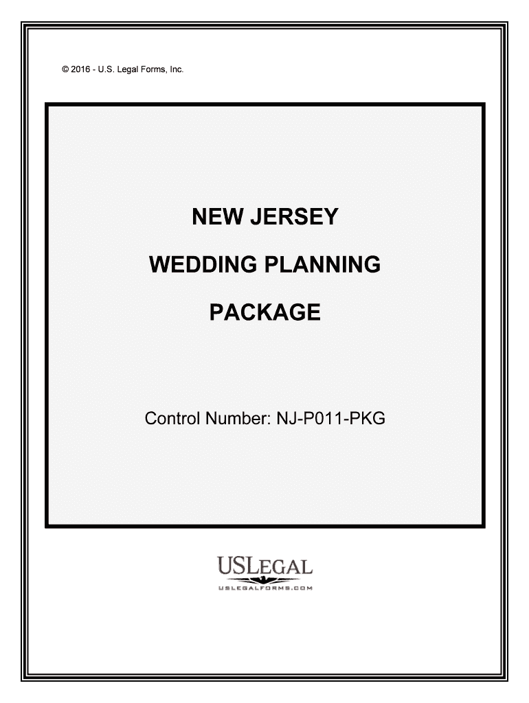 Control Number NJ P011 PKG  Form