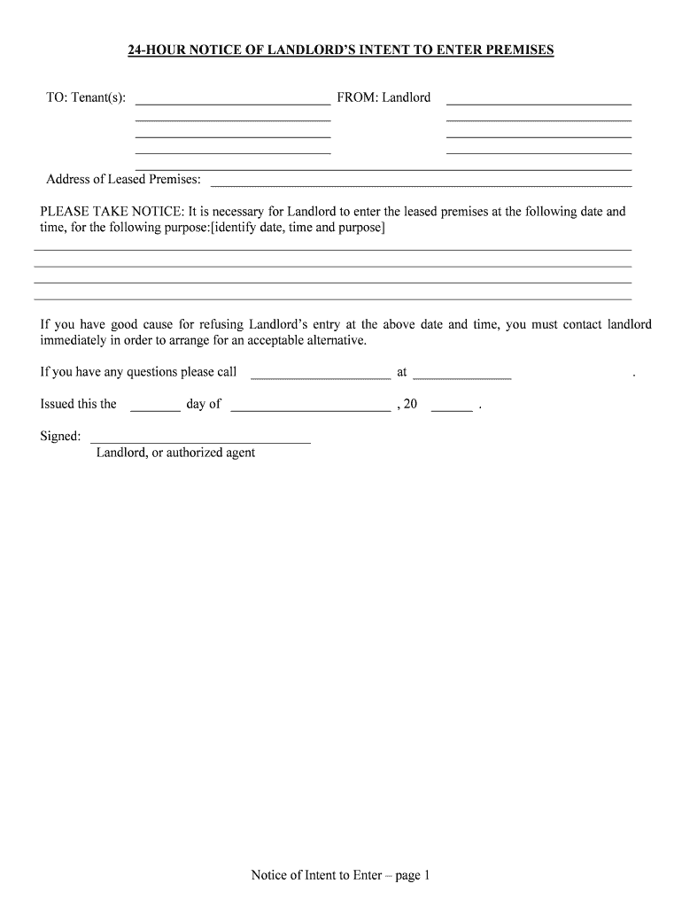 24-hour-notice-of-landlords-intent-to-enter-premises-form-fill-out