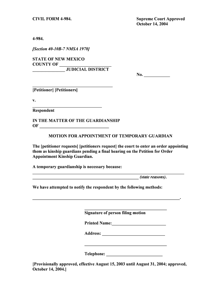 NM Department of Justice  Form