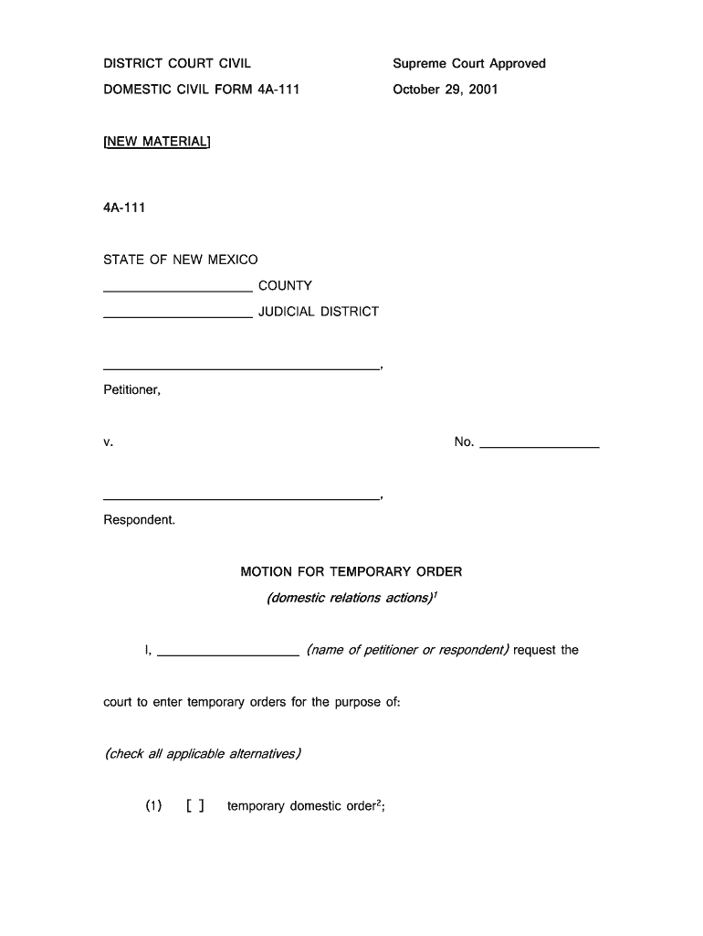 Forms First Judicial District Court NM Courts