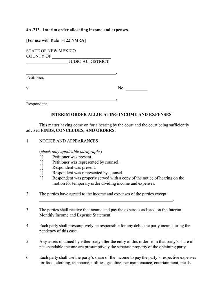 4A 200 Domestic Relations Forms; Instructions for Stage Two 2