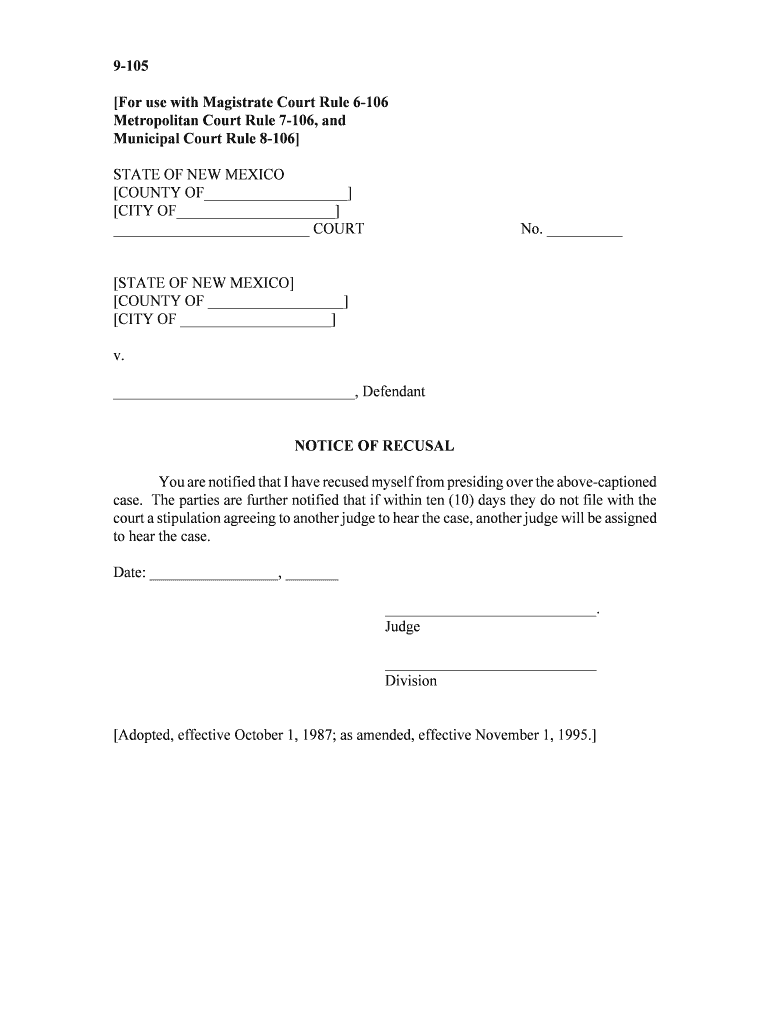 For Use with Magistrate Court Rule 6 106  Form