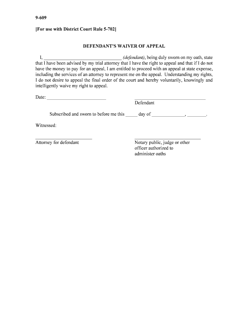 For Use with District Court Rule 5 702  Form