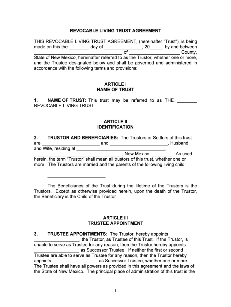 TRUSTEE APPOINTMENTS the Trustor, Hereby Appoints  Form