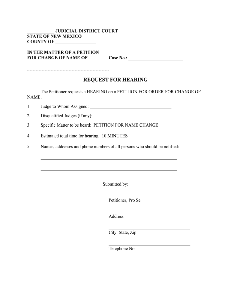 Divorce NM Courts  Form