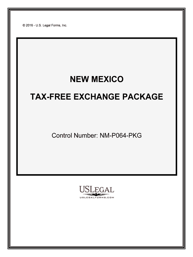 Tax Exchange Agreement Section 1031 US Legal Forms