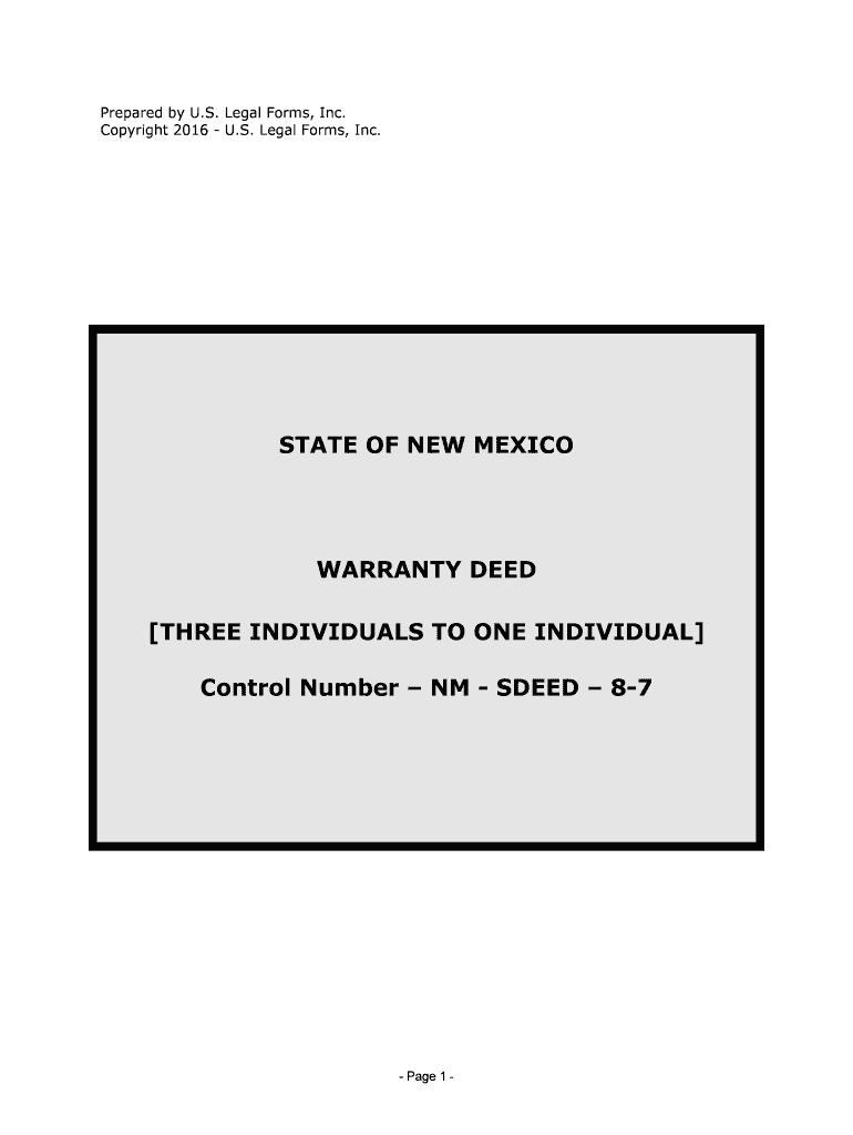 New Mexico Deed Forms US Legal Forms
