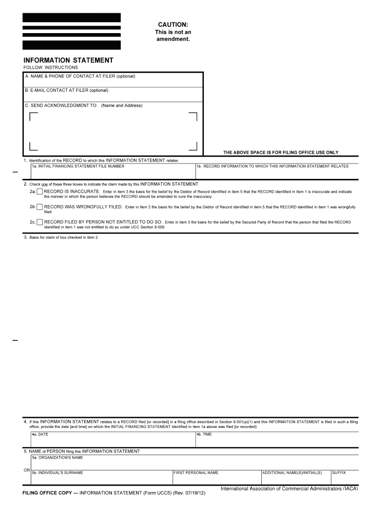 Enter in Item 3 the Basis for the Belief by the Debtor of Record Identified in Item 5 that the RECORD Identified in Item 1 is in  Form