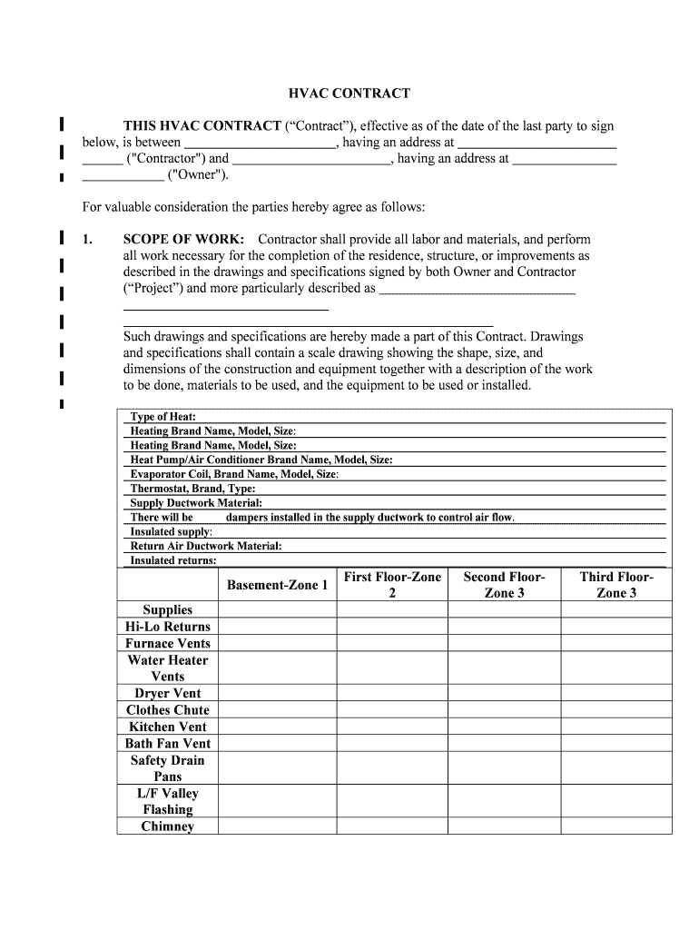 First Floor Zone  Form