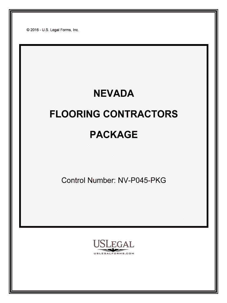 Control Number NV P045 PKG  Form