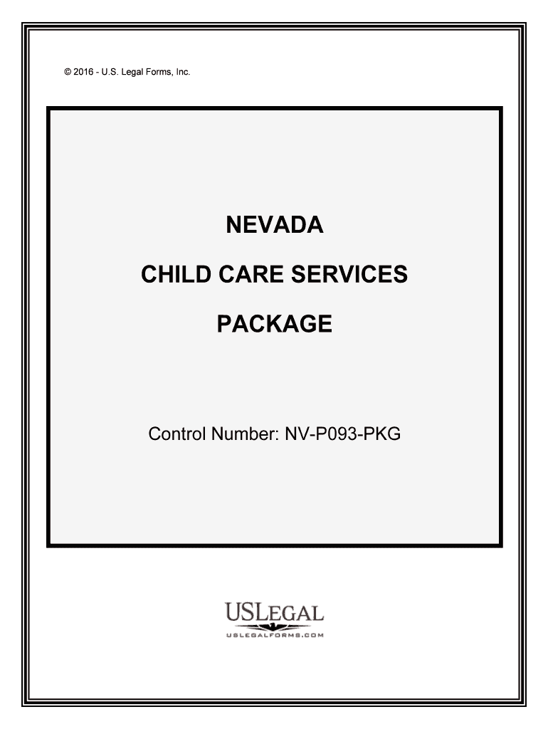 Control Number NV P093 PKG  Form