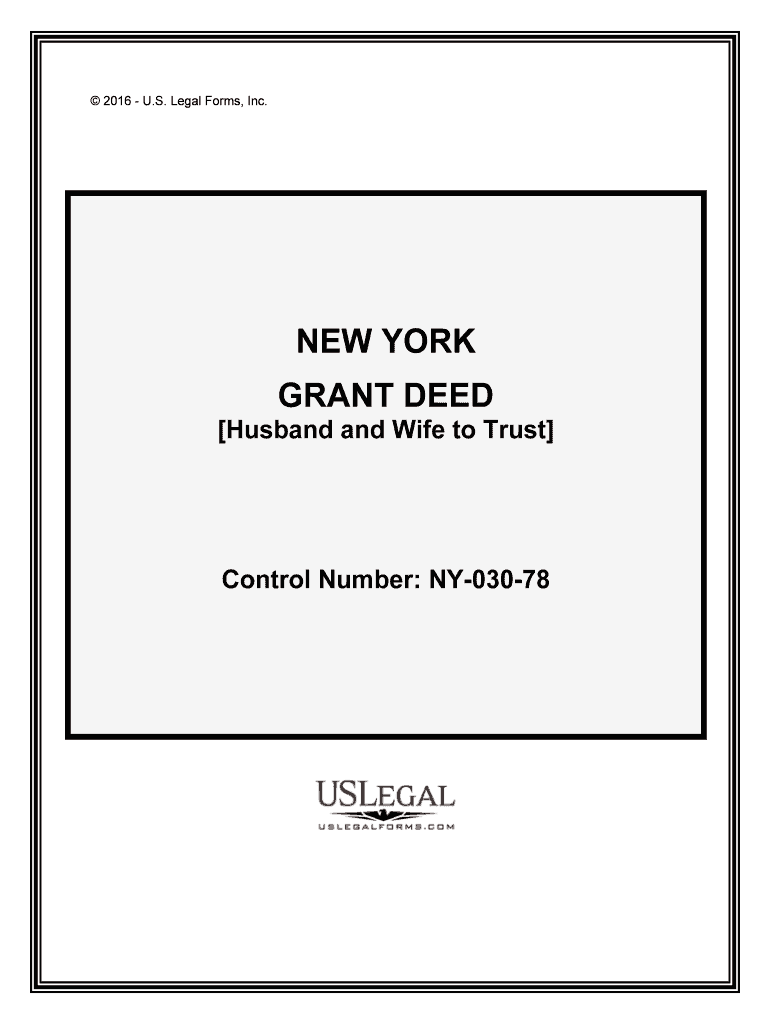 Control Number NY 030 78  Form