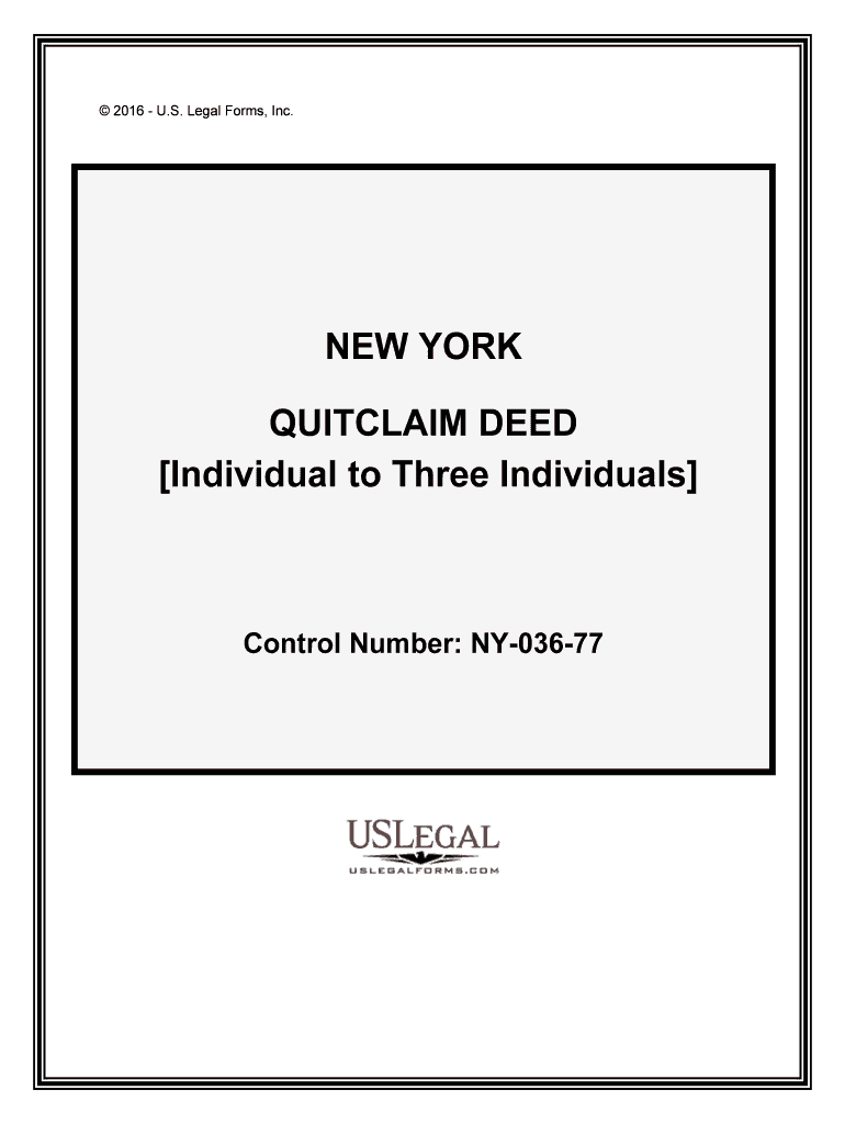 Control Number NY 036 77 Form