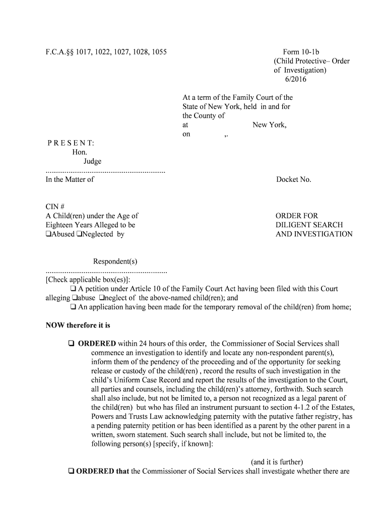 Form 10 1b