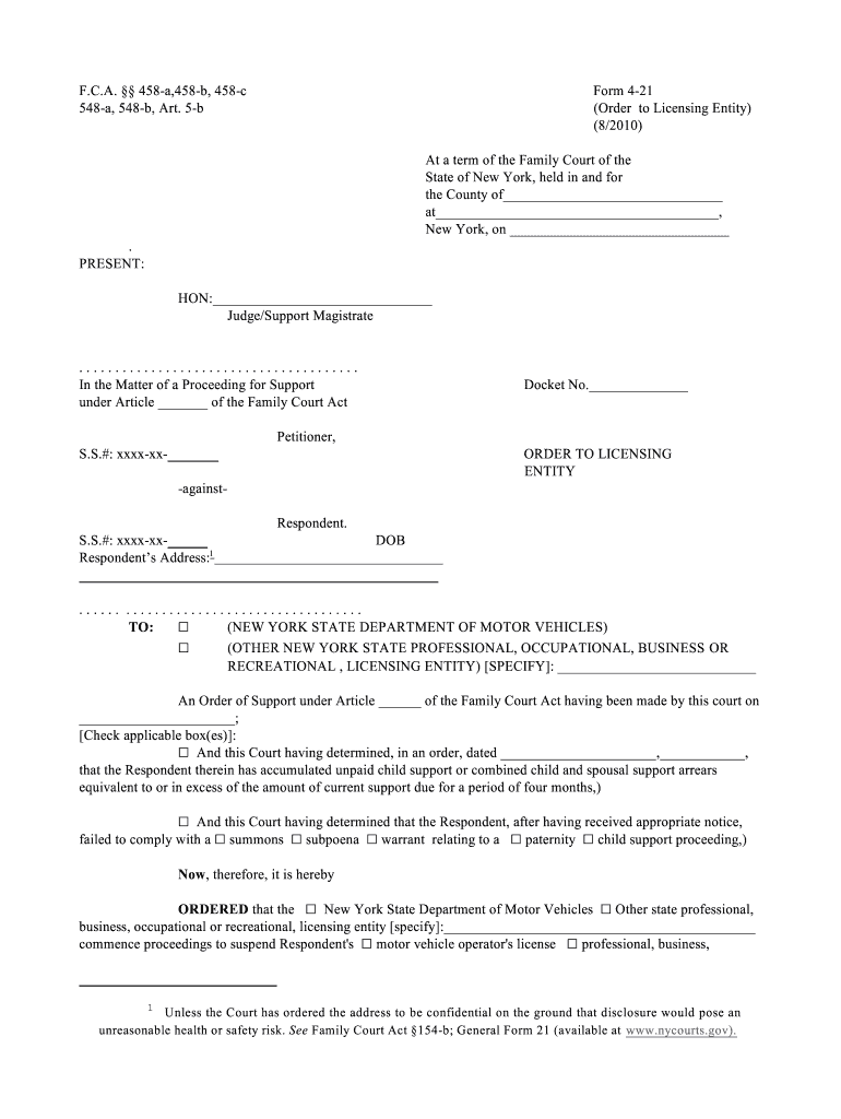 458 A,458 B, 458 C  Form