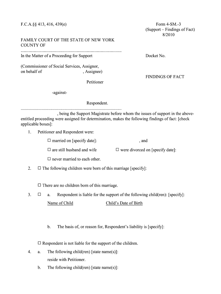 FCA413, 416, 424, 425, Form 4 2 439, 439a