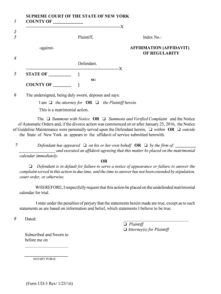 The Summons with Notice or Summons and Verified Complaint and the Notice  Form