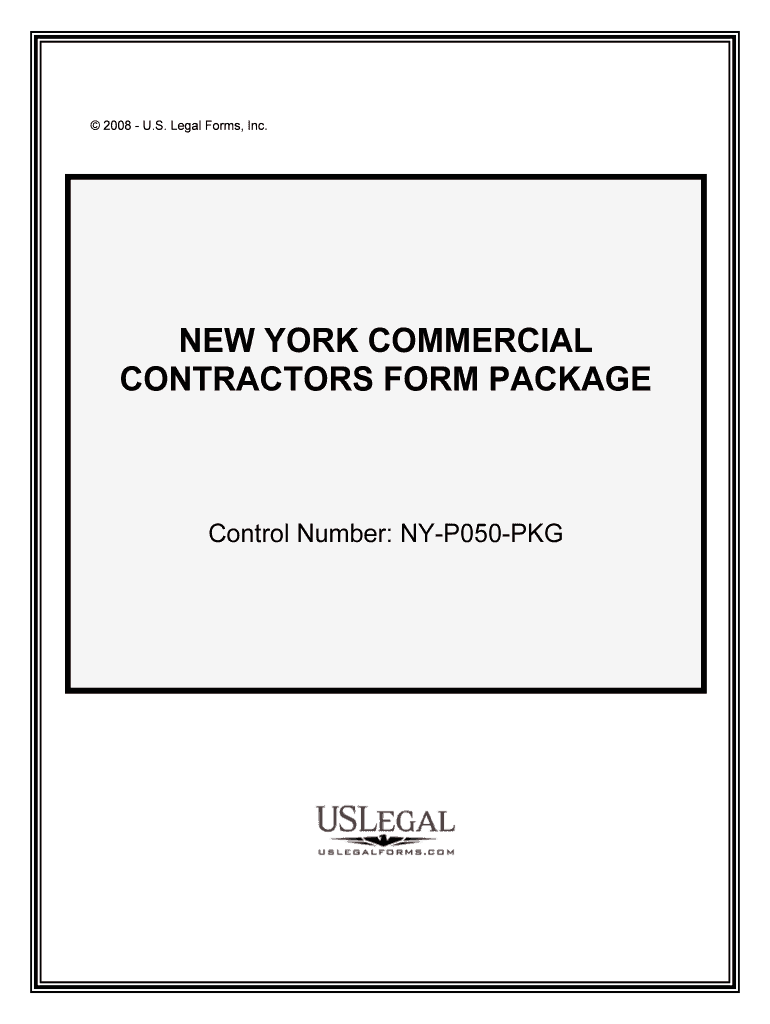 CONTRACTORS FORM PACKAGE