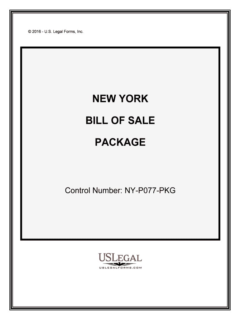New York Bill of Sale Templates PDF & DOCXFormSwift