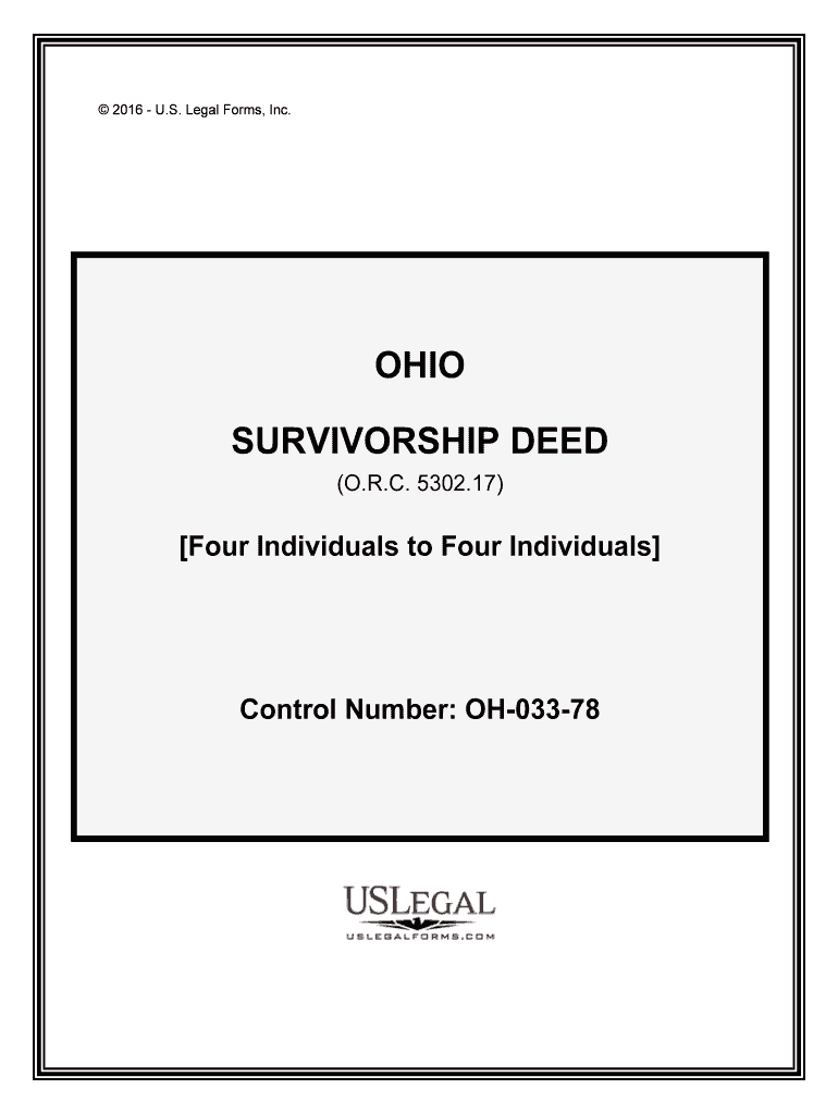 Ohio Survivorship Deed FormsDeeds Com