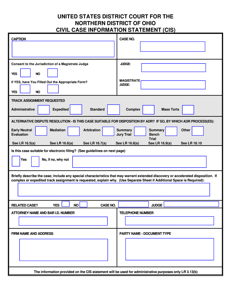 Consent to the Jurisdiction of a Magistrate Judge  Form