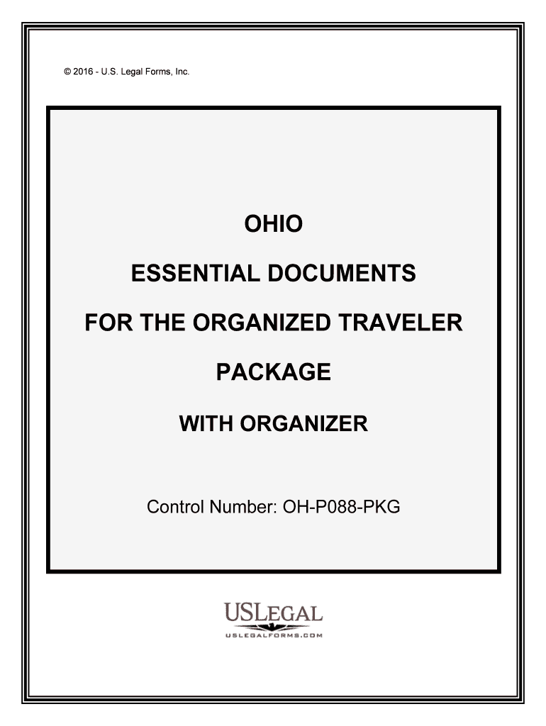 Control Number OH P088 PKG  Form
