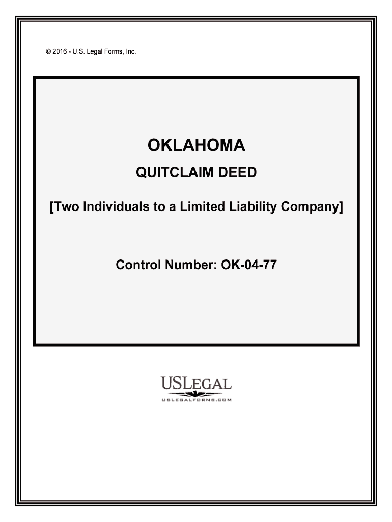 Two Individuals to a Limited Liability Company  Form