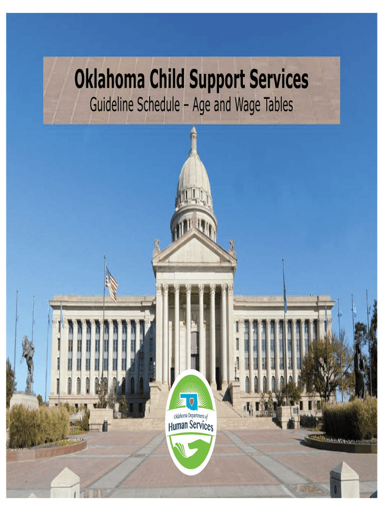 Fill and Sign the New Child Support Guidelines Okdhsorg Form