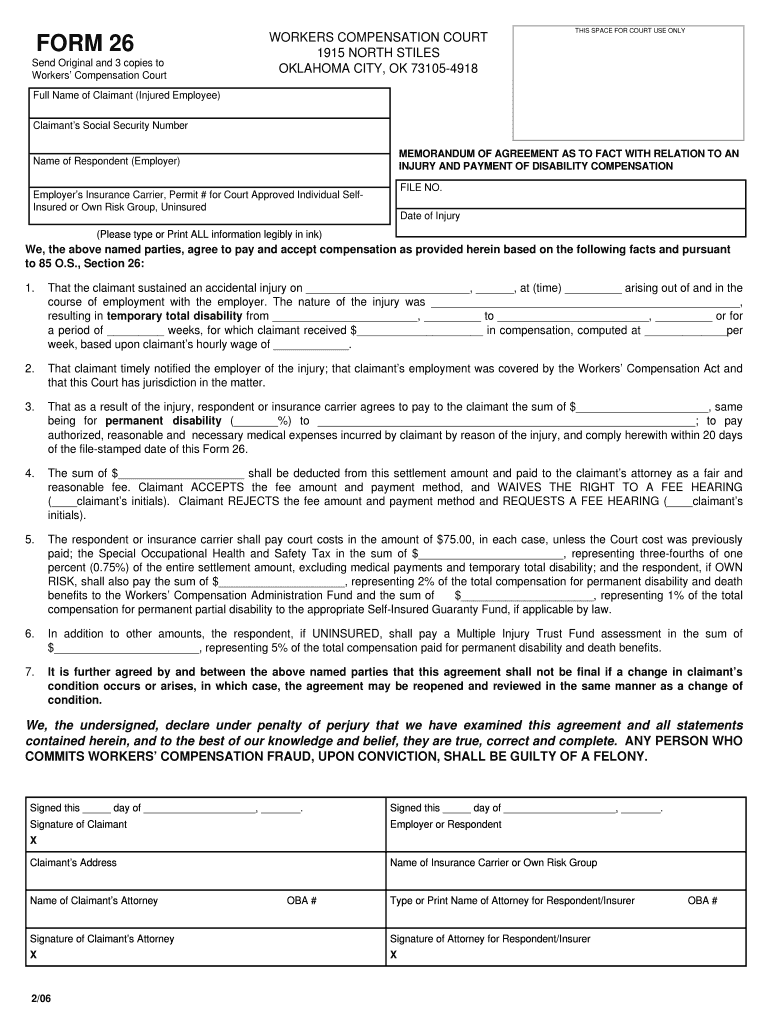 FORM 3 COURT of EXISTING CLAIMS THIS SPACE for COURT USE ONLY