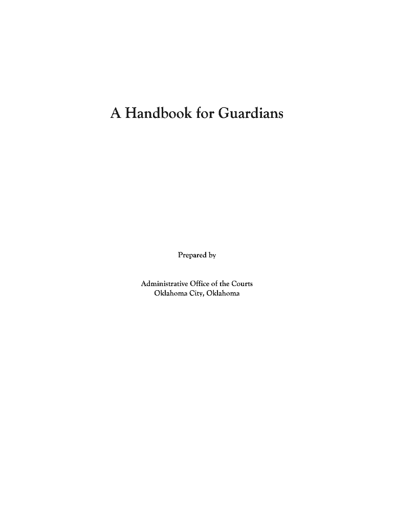 A Handbook for Guardians Oklahoma Family Network  Form