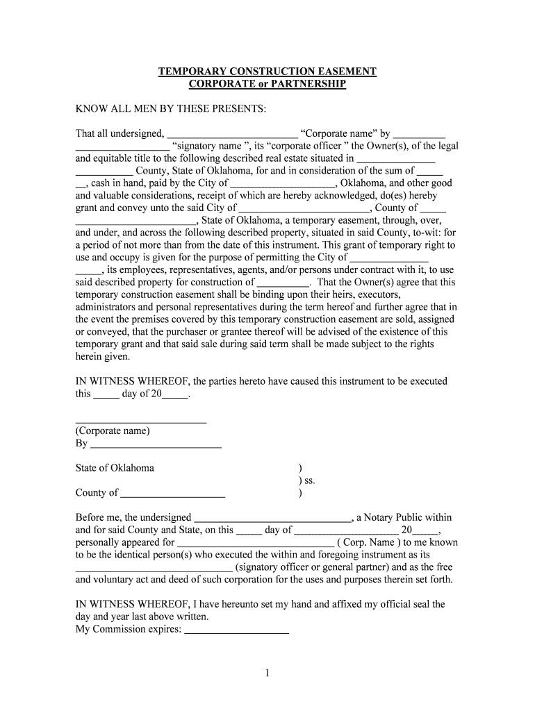 BIA Procedural Handbook Grants of Easement for Right ILTF  Form