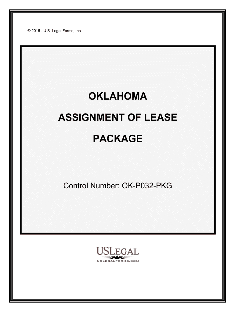 Control Number OK P032 PKG  Form