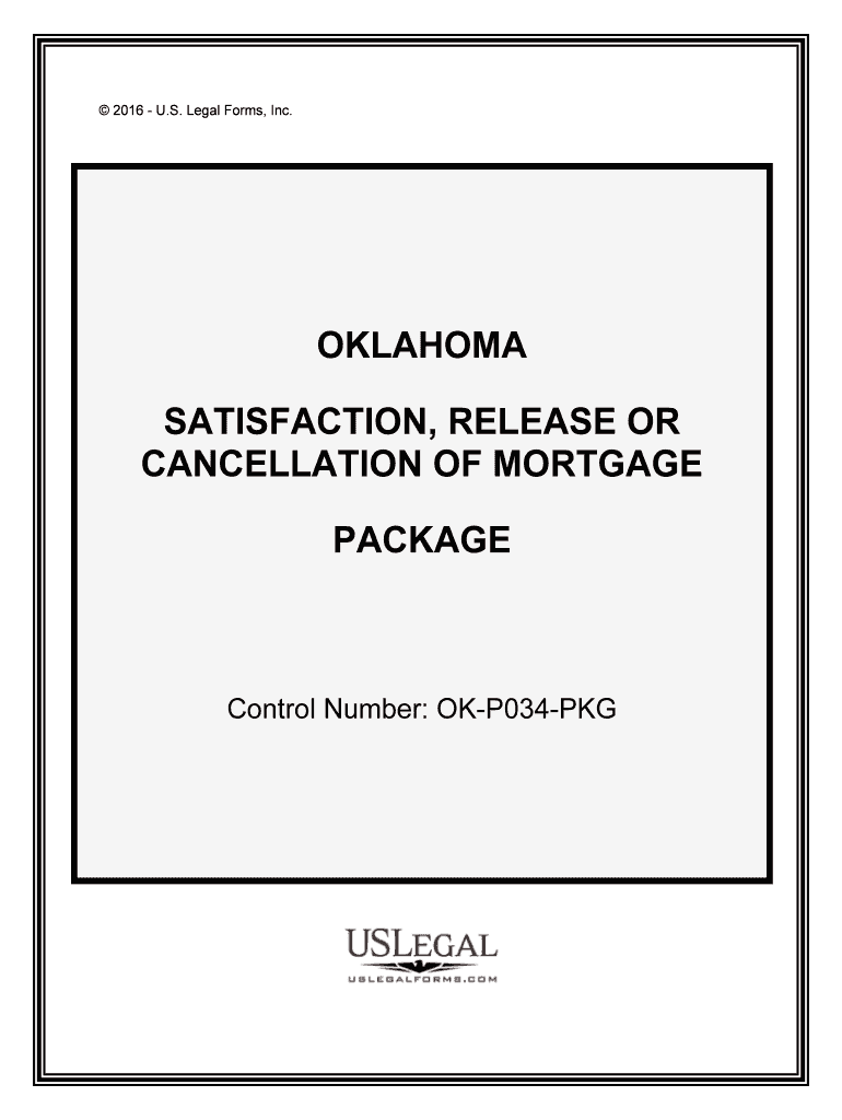 Control Number OK P034 PKG  Form