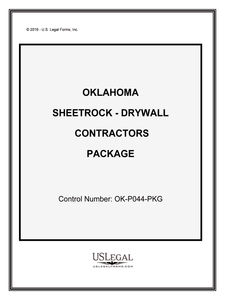 Control Number OK P044 PKG  Form