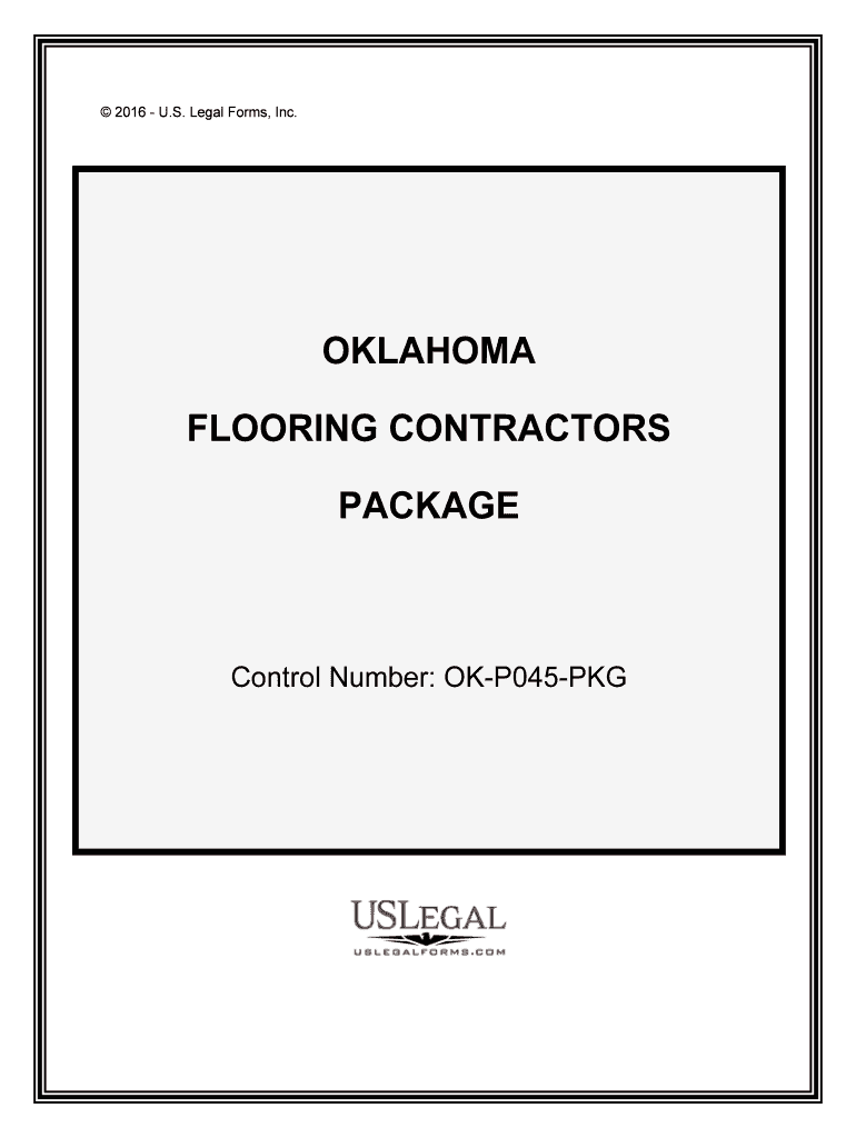 Control Number OK P045 PKG  Form