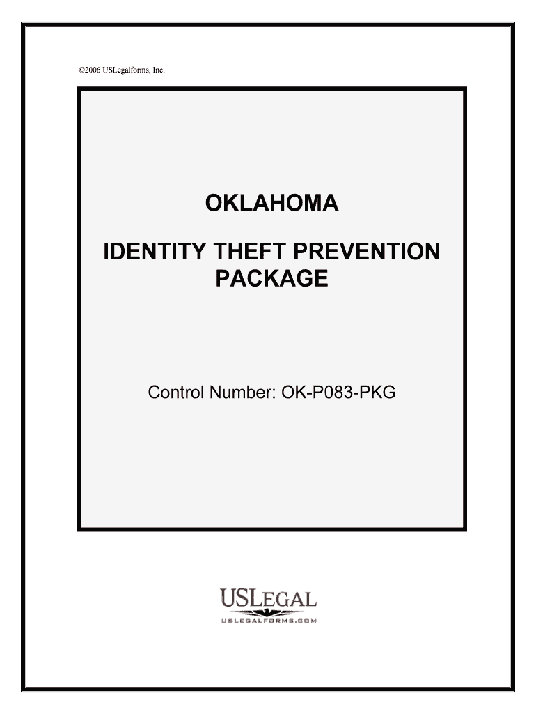 Control Number OK P083 PKG Form